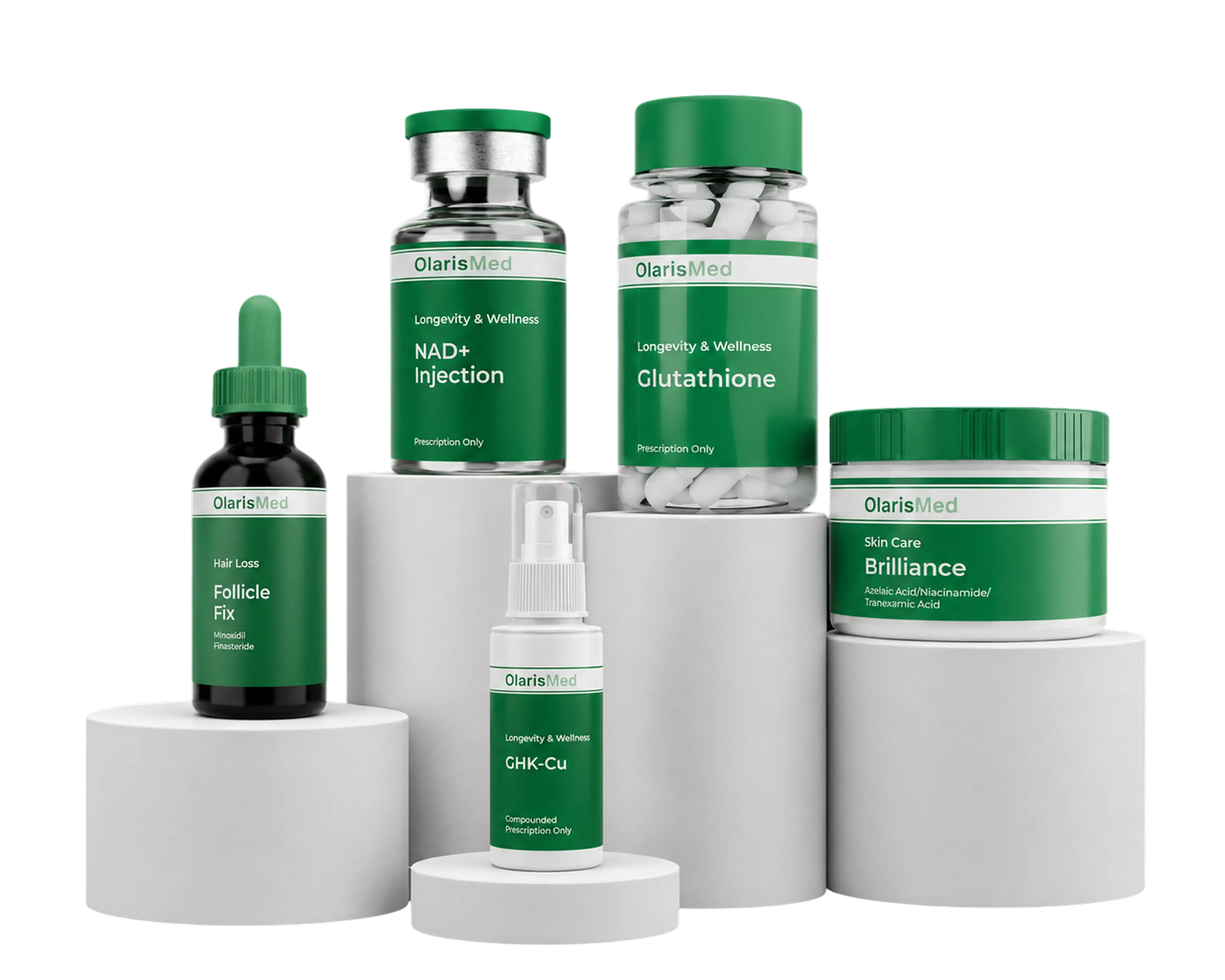 Olaris Med medication bottles