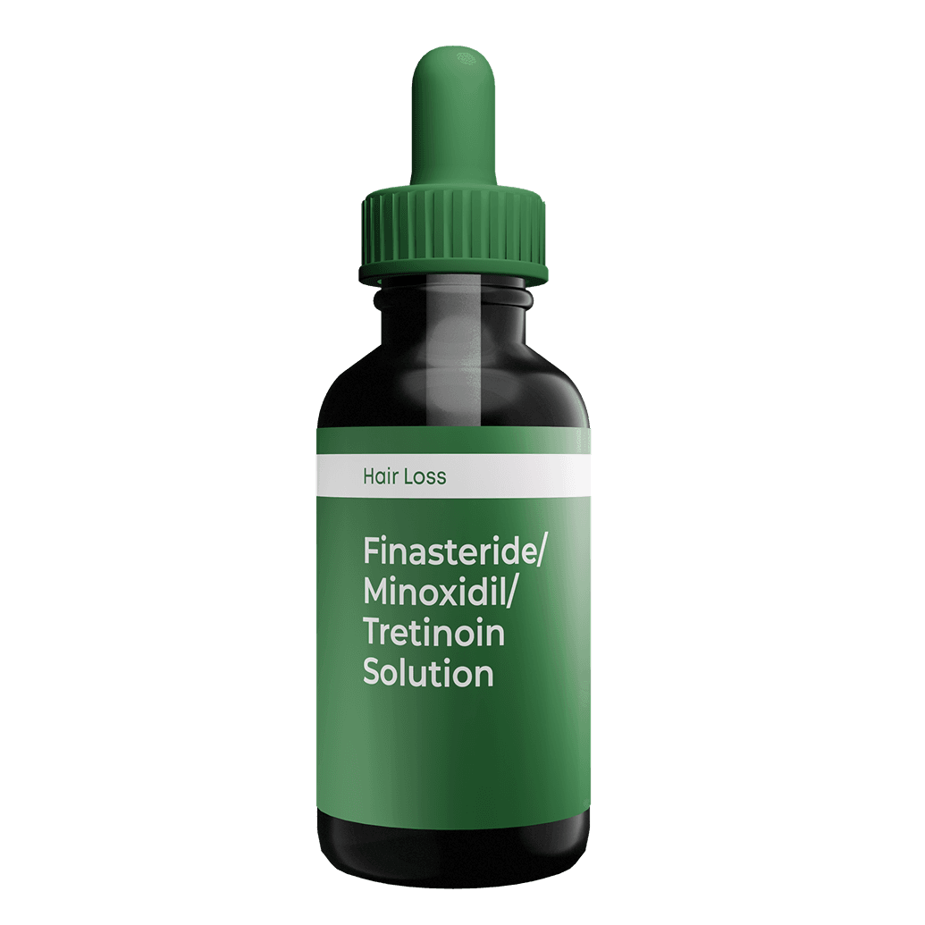 Finasteride/Minoxidil/Tretinoin Solution product bottle
